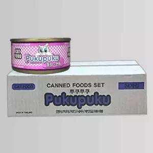 고양이 습식 캔 간식 참치 영양 통조림 연어 80g