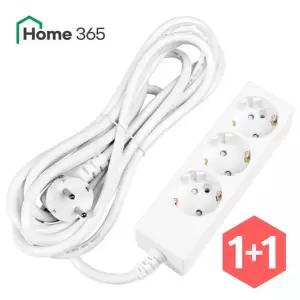 [홈365] 1+1 국산 일반 멀티탭 3구 4.5m / 10A 멀티콘센트