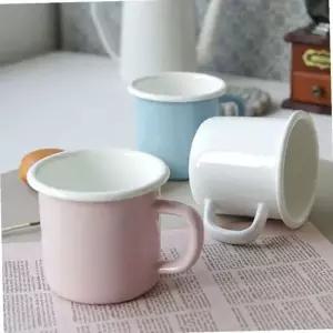 파스텔 법랑 스타일 머그컵 1P 홈카페 고품질 물컵 티
