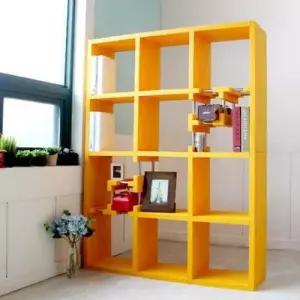 파티션 컬러 책장  3_4no.1 수납 선반 큐브 공간박스 홈인테리어 W07078C