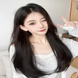 헤어피스 반가발 롱가발 스트레이트 여성 가발 U자형-WFIFNQ6