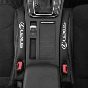 렉서스 LS LC IS350 ES300 CT200h GX460 LX570 RX500h NX300 용 카시트 틈새 필러 스트립 소프트 패드 가죽