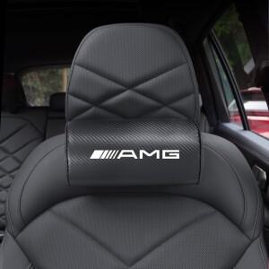 자동차 좌석 머리 지지대 베개, 메르세데스 벤츠 AMG W206 W212 W464 용 받침대 액세서리