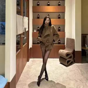 여자 모직코트 감각자 코트 가을 겨울 모직 쇼트 원픽4