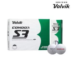볼빅 콘도르 CONDOR S3 3피스 우레탄 비거리 장타 골프공