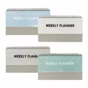 [하프클럽/브이와이]투명 PP 소모품 주간 스케줄러 랜덤 4000 1권