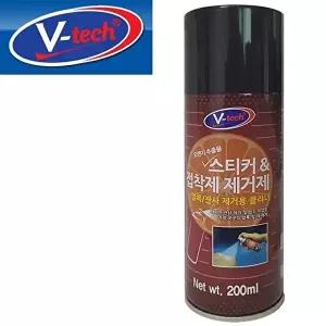 스티커제거스프레이 V테크 주차금지 라벨 얼룩 잔사 스티커 제거 클리너