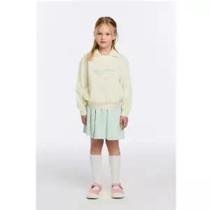 [갤러리아] 베네통키즈 여아 리본 맨투맨 세트 QAMT03611/QASK01611_아이보리