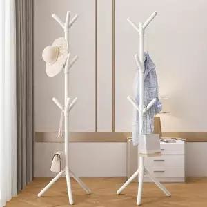 [셀러허브 1]나무형 스탠드 옷걸이 화이트