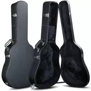 기타케이스 통기타 하드케이스 튼튼한 보호 여행용 어쿠스틱 클래식 폼 충격 넘어짐 방지