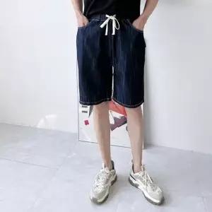 블레오 남자 청린넨 와이드 반바지 밴딩 팬츠 DM2601081278