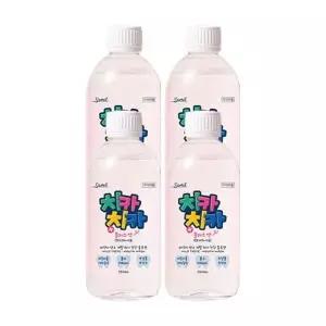 삼일제약 치카치카 플러스액 풍선껌맛 350ml 4개 / 충치예방 가글 무알콜 불소 자일리톨 함유