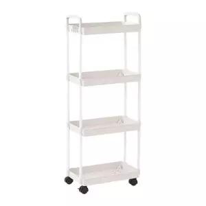 틈새 정리대 이동식 3단 다용도 미니 4단 수납 트롤리 오픈형 정리함 플라스틱 5단