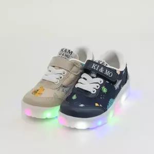 바니비 다이노 조깅 국산 유아동 키즈 공룡 남아 LED 운동화