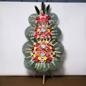 축하화환3단 보급형 결혼식화환 축하 개업화환 당일배송 축하3단 당일배송