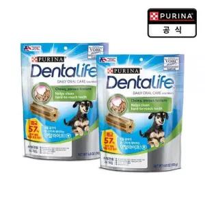 덴탈라이프 반려견 간식 치석 구강 관리 미니 독 트릿 193g x 2개
