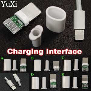 5Set USB 플러그 2.6 3.0mm 칩 보드 수 커넥터 용접 데이터 OTG 라인 인터페이스 iphone 호환 Lightning Do