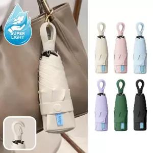 엔비 라이트 링형 우양산 휴대 간편 4단 접이식 암막 햇빛차단 초경량 우산