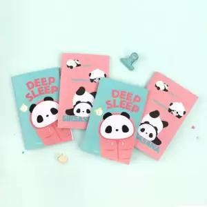 파오랑 팬더 판다 귀여운 동물 포켓 중철노트 32매) 2 option)