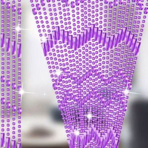 구슬 문발 현관 출입문 인테리어 중국집 옛날 레트로 비즈발 엔틱