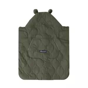 케라타 아기띠 유모차 워머 겨울용 방한 커버 카키