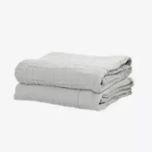 케라타 다용도 아기 목욕 타월 출산 선물 그레이 2SET