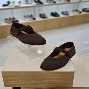 [미소페][미소페] by미소페 여성 스웨이드 메리제인 플랫슈즈 (1cm) 112535008 (P003758075)