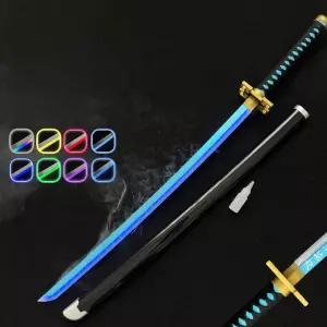 LED 안개 일륜도 미스트 분사 카타나 검 귀칼검