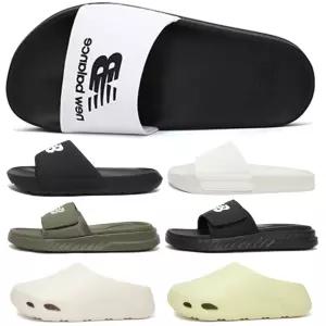 [30%즉할]뉴발란스 NB 슬리퍼 남자 여자 학교 할생 실내화 슬라이드 찍찍이 편한 쪼리 조리