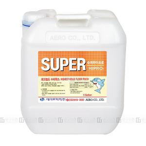 에어로화학 슈퍼하이프로 18.75L 1개 최고농도 수지왁스 바닥광택 아스타일 테라조