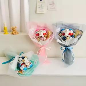 킨더조이 꽃다발 인형 학예회 발표회 사탕 졸업식 재롱잔치 발표회