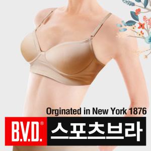 비브이디 스포츠 브라 캐미솔 쾌적 편안 요가 헬스 다이어트 탱크탑 운동 비키니 나시 망고 심리스 무봉제 노와이어