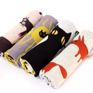 [선우랜드] 북유럽풍 일러스트 순면 거즈 행주