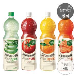 자연은 주스 1.5L 6개 (자연은 토마토주스 외 11종)