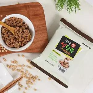 국산 제주콩 생나또 검정약콩 하나또 낫또 소스+야채토핑)