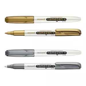 모나미 금색 은색 네임펜 M 굵은글씨 실버 골드 네임펜M 1자루