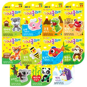 아모스 미니클레이 만들기세트 아이클레이 점토