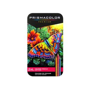 프리즈마 유성색연필 24색 + 스칼라 연필깍이 / 최고급 일반색연필