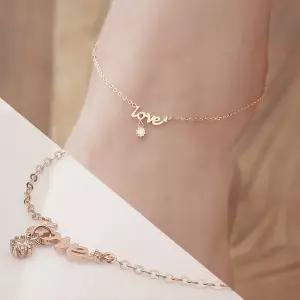 [도로시] 14k 스윙큐 러브 발찌