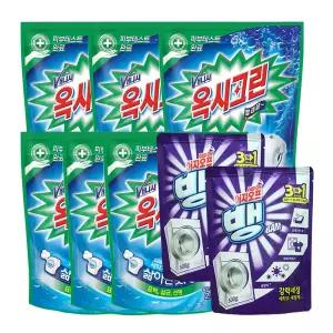 옥시크린 산소계 표백제 2.5kg 6개 이지오프뱅 세탁조 세정제 2개 포함