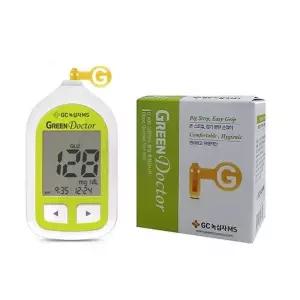 녹십자 그린닥터 혈당측정기세트+시험지400매+침400개+알콜솜400매