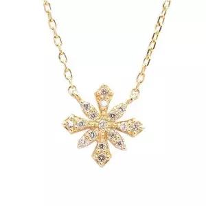 [다미젬] 14K목걸이팬던트 스노우꽃 (S2114157)