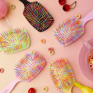 아이캔디 레인보우 볼륨 S 패들 헤어브러쉬 6종