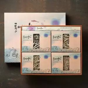 [작심밀도]산지직송 통영 멸치선물세트 4종 4호 대멸 중멸 소멸 세멸