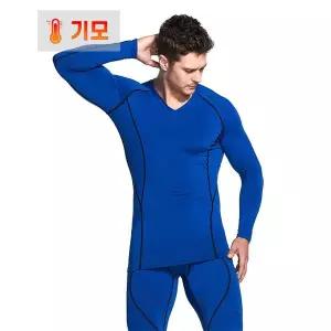 [하프클럽/테슬라]테슬라 기모 내의 내복 언더레이어 브이넥 긴팔 TM-YUV55