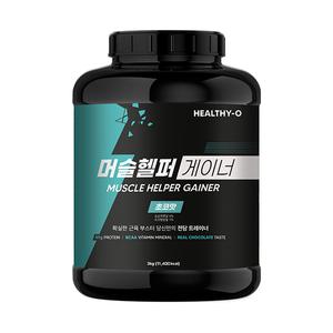 머슬헬퍼 게이너(3kg) 초코맛 1통 단백질보충제 프로틴