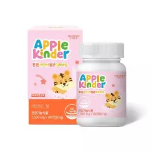 애플킨더 어린이 유아 성장기 튼튼철분 츄어블 씹어먹는 키즈 철분제 (60정)