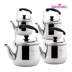 퀸센스 샤이니 인덕션 겸용 스텐 주전자 1.5L 3L 5L 7L