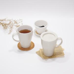 한국도자기 칼라웨어 티망 뚜껑 머그 2인세트 4color