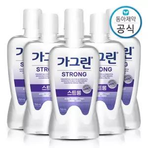 가그린 스트롱 가글 750ml 6개 구강청결제